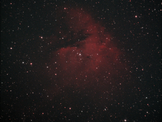 NGC281 - Эмиссионная туманность Пакман  в созвездии Кассиопеи